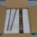 WACOI Thick Hobnail Glass Cup with Lids and Straws, Upgraded Version Iced Coffee Tumbler Cups with Stainless Steel Straws and Leak-proof Sealing Lid 2 Pack 18 oz