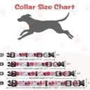2 x Kazazoo Dog Collar Cute and Soft Nylon Puppy Collar Girl, Adjustable Dog Collars for Small Medium Dogs, Blue and Pink Flowers-S