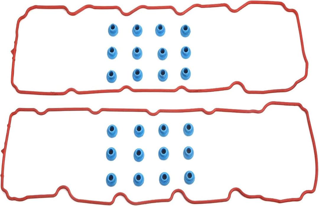LIMICAR Valve Cover Gasket & Grommets Kit for 2000 2001 2002 2003 Dodge Dakota Durango 1999 2000 2001 2002 2003 Grand Cherokee 2002 2003 Dodge Ram 1500 4.7L V8 VS50521R