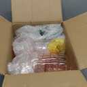 24 Pcs Blue Plastic Ribbed Coupe Glasses Detachable 7oz Flower Cocktail Glasses Modern Wavy Plastic Cocktail Coupes Disposable Martini Glasses Mimosa Glassware champagne goblets (24, Blue)