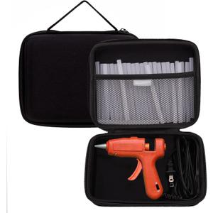 MGZNMTY Hard Storage Case Compatible with Mini Hot Glue Gun Kit and Hot Glue Sticks (Only Storage Case)