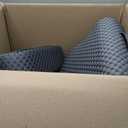 Bed Reading Pillow Back Support with Arms, Removable Pillowcase for Book Working Gaming Resting Watching TV, Gray/22in