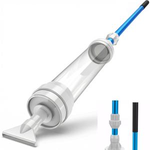Spa Vacuum Compatible with 6250 Paradise Power, No Pumping, No Batteries or Electricity, Powered by Water Pressure, Cordless Hot Tub Vac Cleaner Picks up Pebbles, Sand&Debris, with Telescopic Handle