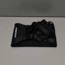 Airplane Foot Hammock, No Collapse Foot Rest for Plane Travel with Extended Adjustment Strap, Portable Desk Foot Hammock with Thickened Foam, Foot Sling Travel Essentials to Relax Your Feet (1 Pc Black)