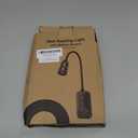 Muyeziwo Wall Mounted Reading Light, Wall Light with Motion Sensor Switch, 5 Dimmable & Color Temperature Adjustable, USB-C Output, Flexible Neck Book Light for Bed, Sofa, Desk,Dorms, Heaboard (White-1P)