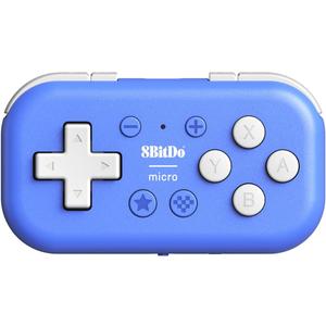Nargos 8BitDo Micro Bluetooth Key Chain Sized Mini Controller for Nitendo Switch, Windows, Android and macOS (Micro- Blue)