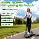 VOLPAM Electric Scooter, 350W/500W/800W/1000W/250W Powerful Motor & 19/22/ 9 MPH Top Speed, 16-28-10 Miles Long Range, Folding E Scooter Choice