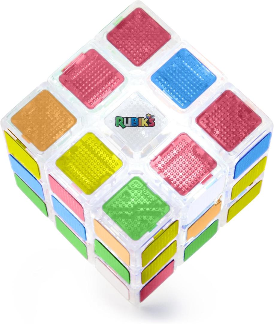 Rubiks Cube, Pulse Cube, Light-Up Brain Teaser Puzzle for Speed Cubers, Solve the Puzzle Before the Lights Turn Off, Problem-Solving Brain Teaser & Fidget Toy for Adults, Teens, Kids Ages 8 & Up