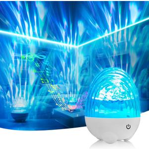 Northern Lights Projector for Bedroom, 13 Light Effects Aurora Projector, Ceiling Night Light Mood Lighting with Bluetooth Speaker, Remote Control for Kids Adults