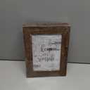 kennethan Rustic Brown 5x7 Picture Frames Wide Molding 3Pcs in 1 set Wooden frame for table and wall,Display for home decoration,holiday gift