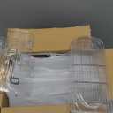 Shoe Slots Organizer 12 Pack - Shoe Stacker,3 Levels Adjustable,Space Savers 50%,Double Layer Holders for Closet (Transparent),Organizador de Zapatos