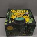 Halloween Decorations Indoor - Cauldron Decor with Skeleton, Magic Floating Potion Bottles & Fog Maker - Black Witches Cauldron Halloween Party Decoration for Home Table