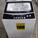 BLACK+DECKER Small Portable Washer, Washing Machine for Household Use, Portable Washer 1.7 cu.Ft with 8 Cycles, Transparent Lid & LED Display