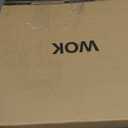 Carbon Steel Wok, 13-Inch, Pre-Seasoned, Non-Stick, with Lid and Spatula, Flat Bottom, Ideal for Stovetop Cooking