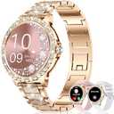 GADIXY Smart Watches for Women (Answer/Make Call),120+ Sport Fitness Tracker Smartwatch for Android iOS,1.32" HD Screen with Heart Rate/Blood Oxygen/Sleep Monitor/AI Voice Watches for Women,3 Straps