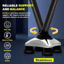 Walking Cane for Men & Women - Walking Stick for Seniors with Autonomous Standing Base - Foldable, Adjustable, Collapsible Canes with Freely Rotating Base and Soft TPR-Coated Handle