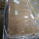 GarveeHome Twin Bed Frame with Storage Headboard, Kids Bed Frame with 2 Drawers, Boucle Upholstered Platform Bed with Bookcase, No Box Spring Needed, Easy Assembly, Blue