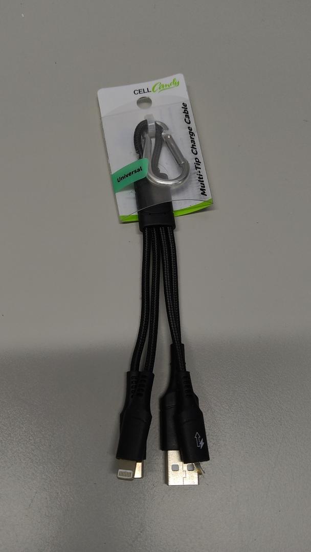 CellCandy 4 in 1 Charge Cable Black