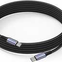 10 ft USB C Camera Tether Cable for Canon R5/R8/R6, USBC to USBC Tethering Charger for Sony A9 III/A1 II/A1/A9 II, Data Transfer for Nikon ZF/Z8/Z9