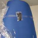  1/2 Inch Extra Thick Exercise Yoga Mat with Carrying Strap (Blue)