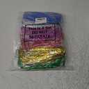 Geyoga 24 Pcs Foil Tinsel Wigs Fancy Dress Metallic Shiny Party Wig 80s Photo Booth Props Disco Women Cosplay Supplies(Multicolor)