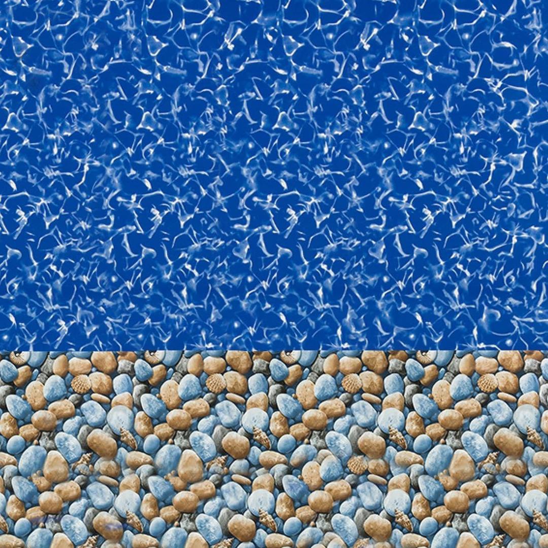 Swimline Overlap Pool Liner for Above Ground Pools, Bedrock, 21 (Round), 48/52 Inch Wall, 25 Gauge