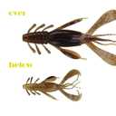 Soft Plastic Fishing Lures,Worm for Bass,Soft Bait,16 Pieces in 8 Colors