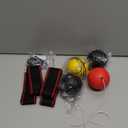 KTEBO Boxing Reflex Ball Headband Set - Includes 4 Different Balls and 2 Adjustable Headbands for Beginner Proficiency Improvement, Great Boxing Equipment, Perfect Stocking Stuffers