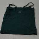 SUUKSESS Women Sexy Square Neck Tank Top Summer Y2K Going Out Basic Cami Shirt (Small, Dark Green)