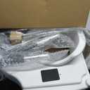 Drive Medical 2-in-1 Raised Toilet Seat with Removable Padded Arms - Elevated Bathroom Safety Support - Secure Locking Attachment - Easy Height Assistance - Durable Construction, Standard Toilets