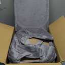 YUNIQUE Cat Tree with Cat Condo and Big Hammock, Grey (39.4'' Grey)