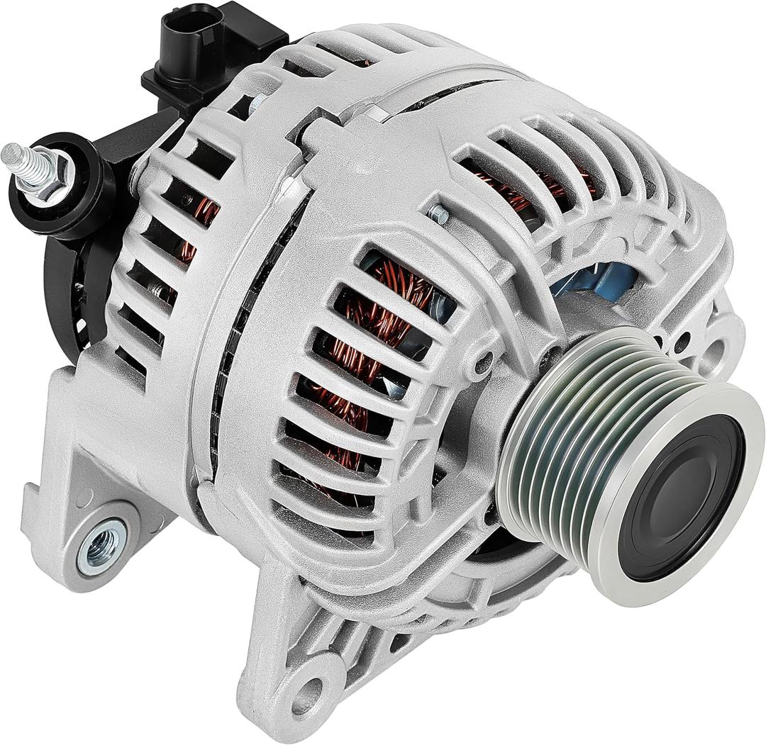 SCITOO Alternator Fits for Dodge for Ram 2500, for Ram 4000 2006-2009, for Ram 3500 2006-2007, L6 5.9L- 12V 136Amp CW SC8 Pulley Class, Replace OE 11235