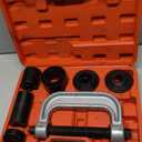 Ball Joint Removal Tool Kit,10PC Ball Joint Press Kit for Most 2WD 4WD Cars and Light Trucks(Red)