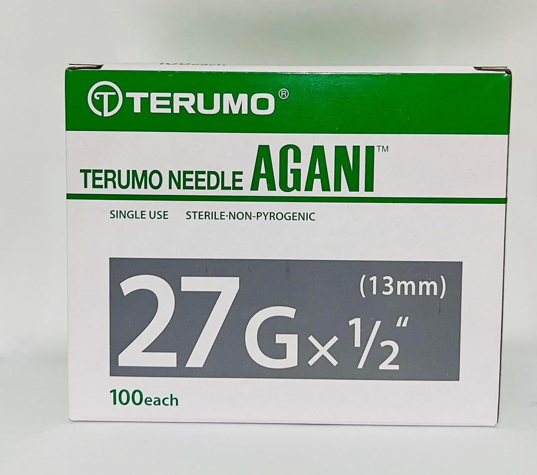 27G x 1/2 inch 100 Each/Pack Needles Syring.