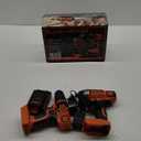 BLACK+DECKER 20V MAX Cordless Drill and Impact Driver, Power Tool Combo Kit with Battery and Charger (BD2KITCDDI)