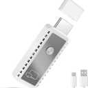 2026 Upgraded 2-in-1 Wireless HDMI Display Dongle Adapter,4K HDR Decode Dual Band 5G Receiver,Plug & Play For Smartphone/Laptop/PC to TV/Monitor, AirPlay/Miracast/DLNA Screen Mirroring with 1080P HD