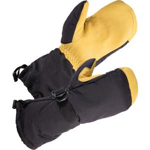 SKYDEER Waterproof and Windproof Genuine Deerskin Leather Ski Gloves with 150G 3M Thinsulate Insulation (SD8648T) (Medium, SD8649T)