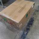 BOLUO Wood Wide Night Stand Set 2, Large Nightstand with 2 Drawers Boho Nightstands Wooden Rattan Bedside Table for Bedroom