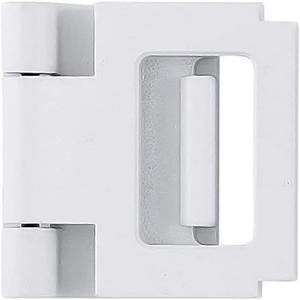 The Door Guardian Door Lock for OutSwinging Doors - Home Security Latch, Childproof & TamperResistant, Quick, ToolFree Install with 3M Tape + Screws (White)