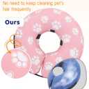 Supet Inflatable Dog Cone Collar Alternative After Surgery, Doggie Neck Donut Collar Recovery ECollar for Post Surgery, Soft Dog Cone for Small Medium Puppies Cats
