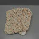 HBselect Quilted Makeup Bag, 3PCS Cotton Large Travel Makeup Bag, Cute Floral Coquette Make up Bag Cosmetic Bag Toiletry Bag for Women Girls