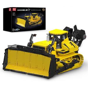 Mould King 17049 Crawler Bulldozer Building Kits, MOC Building Blocks Construction Vehicles Model with Motor/APP Remote Control, Gift Toy for Age 14+ /Adult Collections Enthusiasts (3774+ Pieces)
