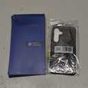 Compatible with Samsung Galaxy S24/S25 Case with Screen Protector Tempered Glass,Heavy Duty Shockproof Full Body Phone Cover Built in Metal Ring Holder Kickstand,2025 Black Matte