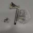 Brushed Nickel Toilet Paper Holder Bathroom Double Post Pivoting Tissue Roll Holder Stainless Steel and Zinc Alloy Wall Mount