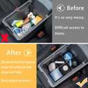 RAVOTOM 2PCS Center Console Organizer Dividers for Honda CR-V 2023 2024 2025 2026 Hybrid Sport Insert Armrest Divider Accessories Compartment Tray Secondary Storage Box