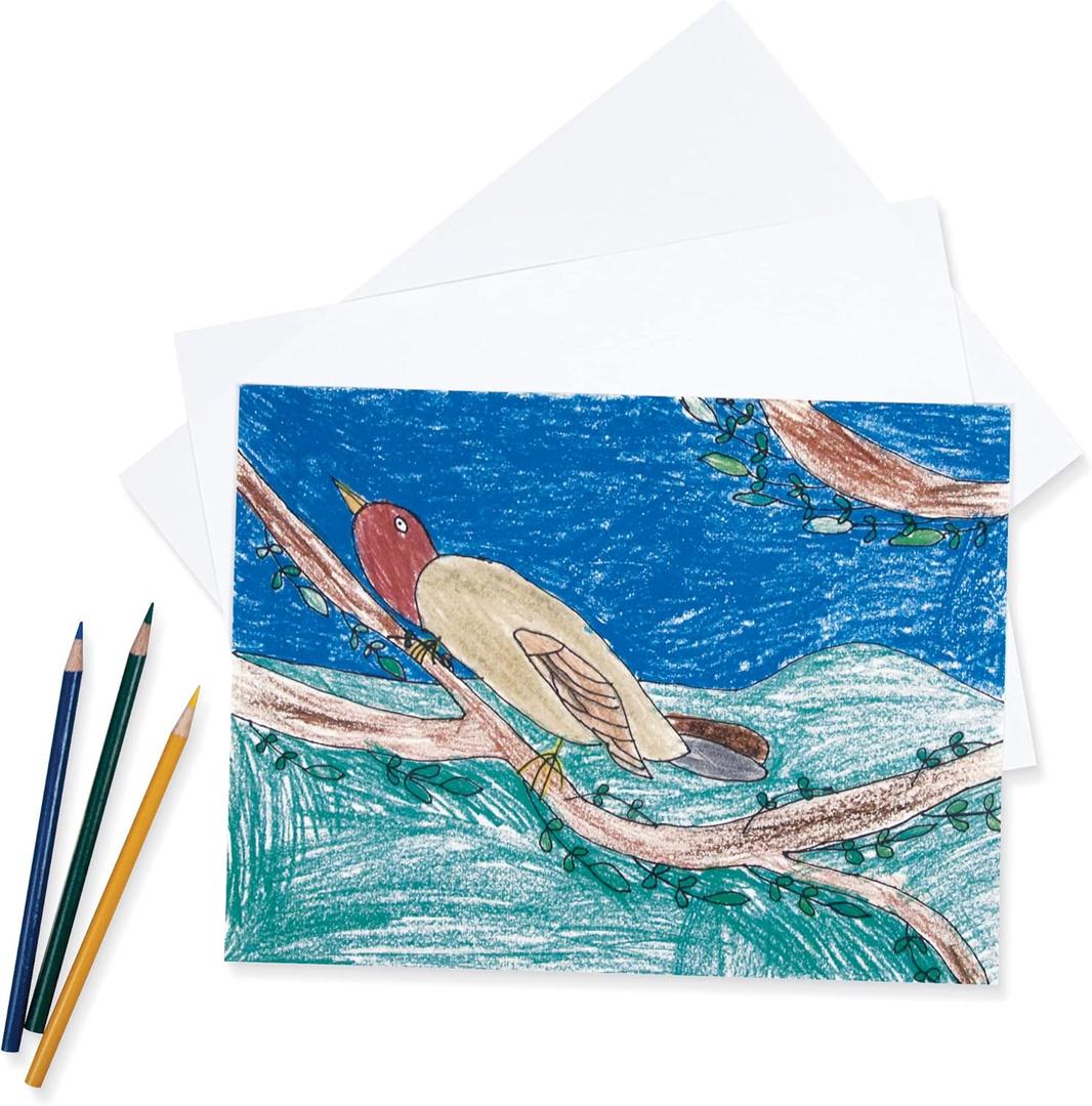 Pacon Drawing Paper, White, Medium Weight, 18" x 24", 500 Sheets (18" x 24")