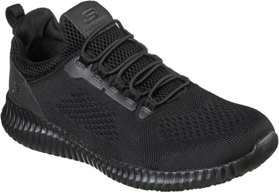 Skechers Men's Cessnock Food Service Shoe (10.5, Black)