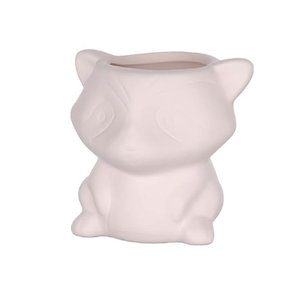 Paint Your Own Animal Succulent Planter DIY Ceramic Animal Succulent Pot Figurine Unpainted Ceramic Paintable Cartoon Animal Shaped Flowerpot with Drainage Hole for Kids Classroom Craft