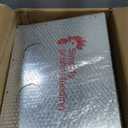 40LBS Large Chicken Feeder Automatic Chicken, 6 Feeding Ports Chicken Feeder Port, Anti-Waste & Rat Proof Chicken Feeder Design, Adjustable Stand for Chicken Coop Accessories & Poultry