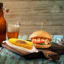 24 Pcs Plastic Corn Trays 10.6 x3.4 Inches Transparent Corn Dish Clear Corn on The Cob Trays Corn on The Cob Dinnerware Sets Serving Trays for Sweet Butter Corn for Families or Restaurants